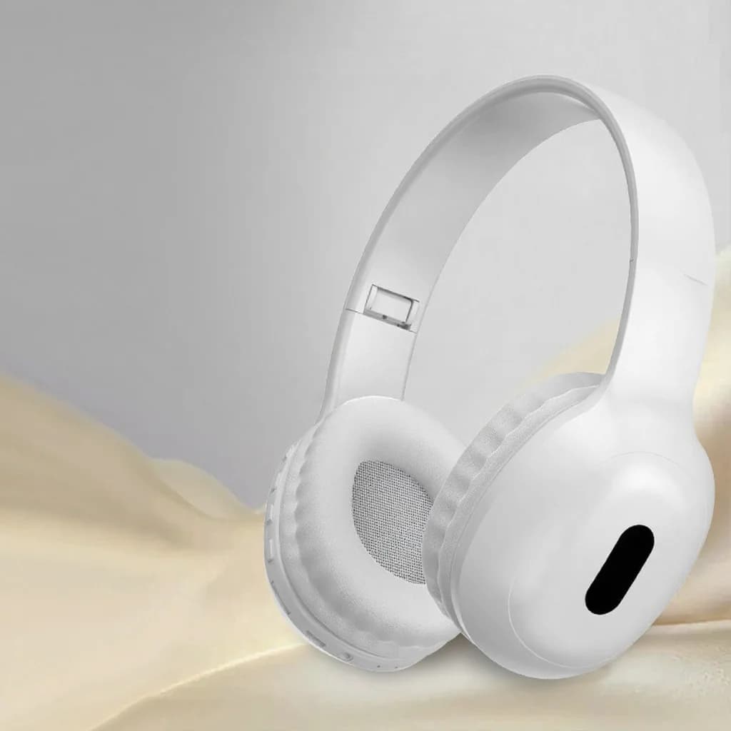 Casque Bluetooth supra-auriculaire avec lecteur de carte TF et entrée AUX