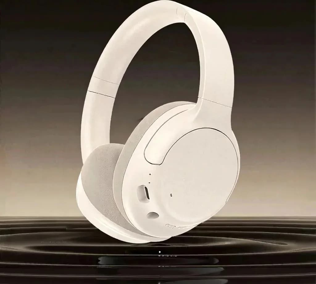 Casque Bluetooth sans fil à réduction de bruit active, supra-auriculaire, longue autonomie