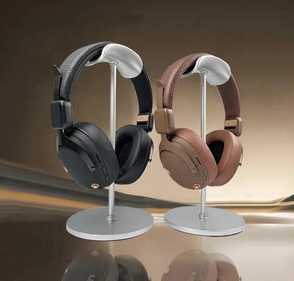 Casque sans fil rétro supra-auriculaire Bluetooth 5.4 avec longue autonomie