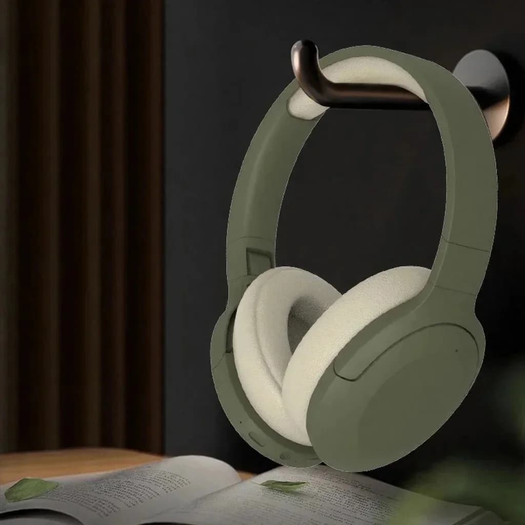 Casque Bluetooth sans fil supra-auriculaire avec radio FM et longue autonomie