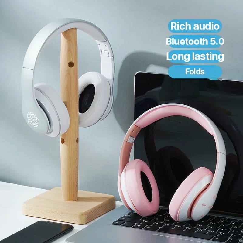 Casque Bluetooth sans fil circum-auriculaire à longue autonomie