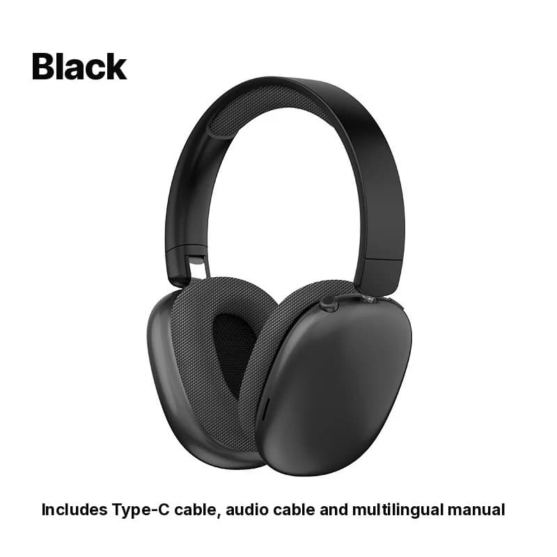 Casque Sans Fil Bluetooth Supra-auriculaire avec Radio FM et Logement Carte TF
