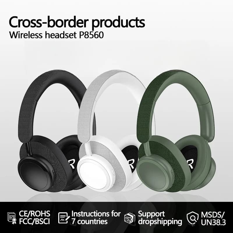 Casque sans fil supra-auriculaire basses profondes longue autonomie