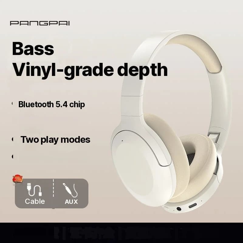Casque Bluetooth sans fil supra-auriculaire à faible latence et longue autonomie
