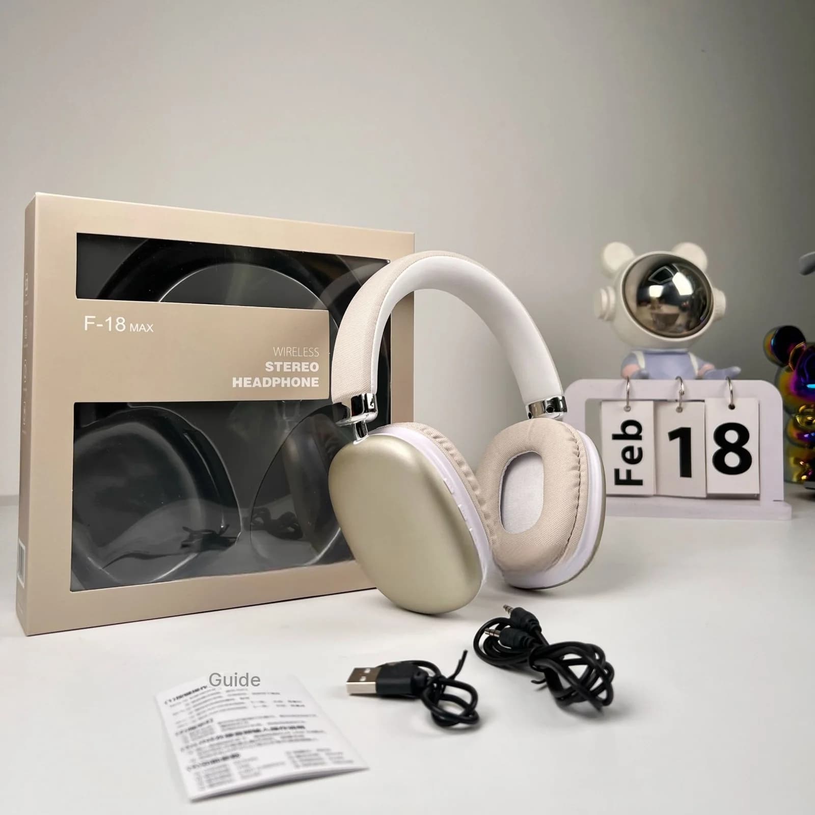 Casque sans fil supra-auriculaire avec Bluetooth 5.4 et longue autonomie