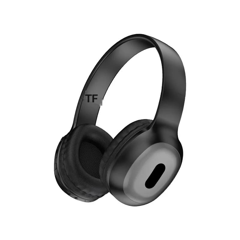Casque Bluetooth supra-auriculaire avec lecteur de carte TF et entrée AUX
