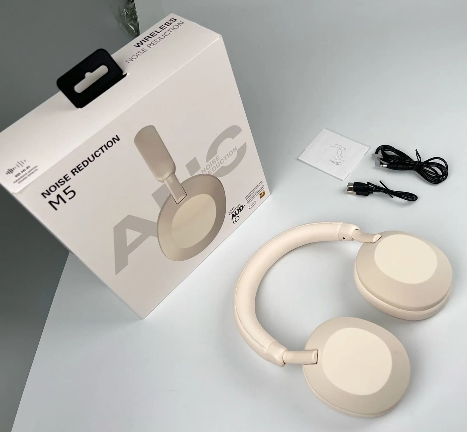 Casque Bluetooth sans fil supra-auriculaire avec réduction active du bruit (ANC)