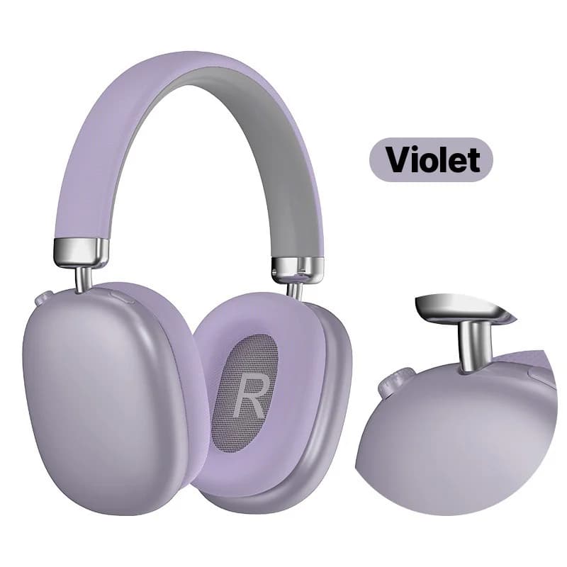 Casque sans fil circum-auriculaire Bluetooth 5.4 longue autonomie pliable
