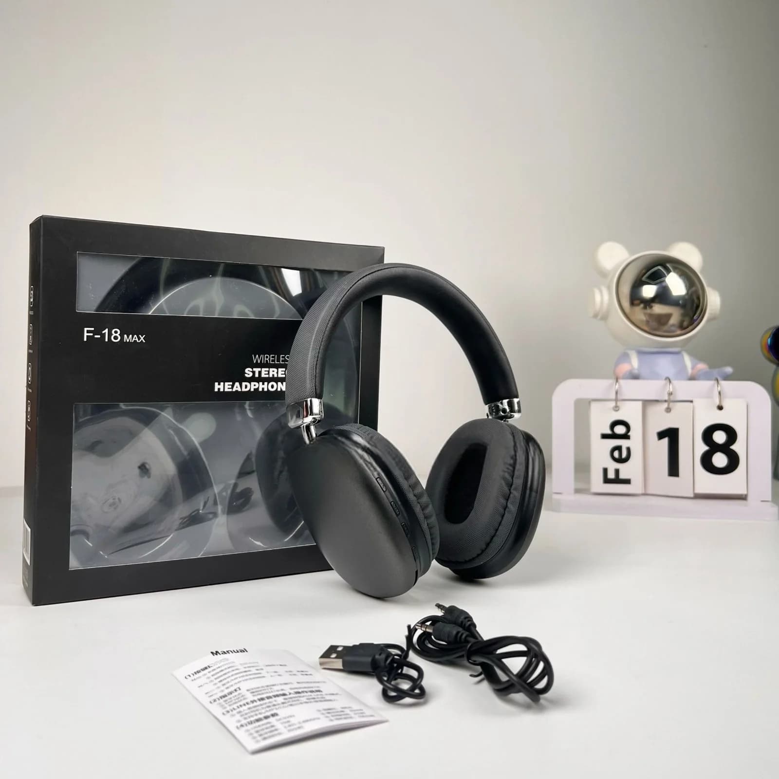 Casque sans fil supra-auriculaire avec Bluetooth 5.4 et longue autonomie