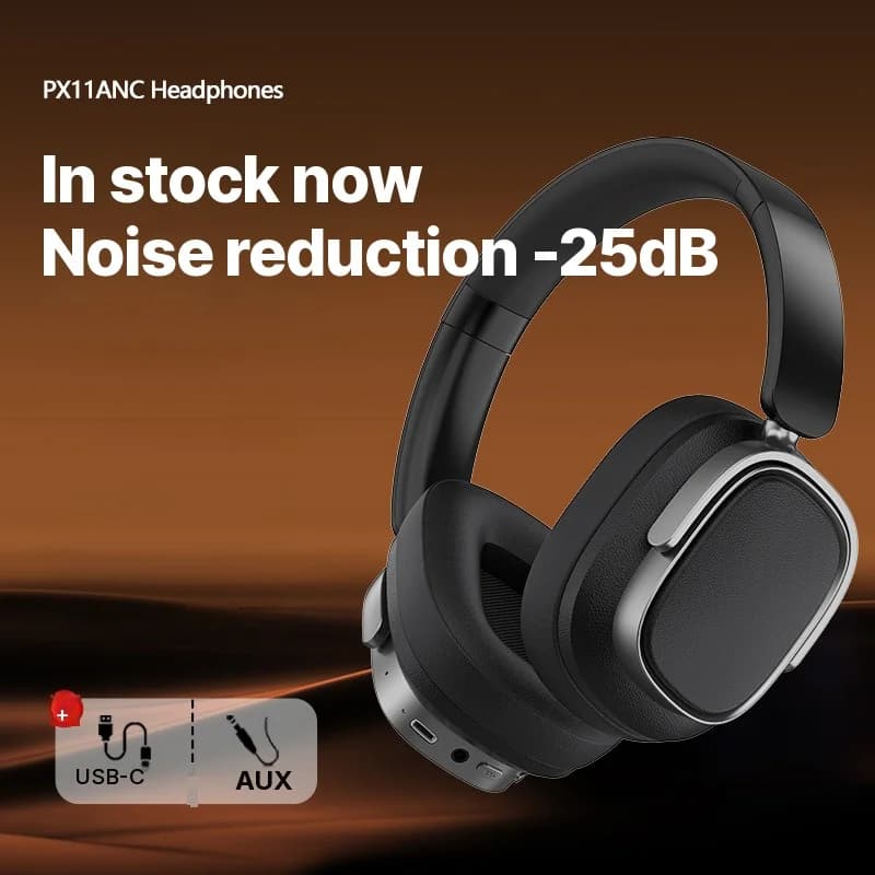 Casque sans fil supra-auriculaire réduction active de bruit 35H