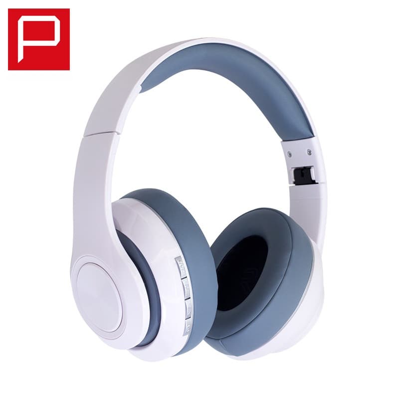 Casque sans fil supra-auriculaire avec radio FM et lecteur de carte TF